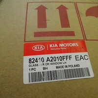 Стекло двери передней левой на Kia Ceed 2012>