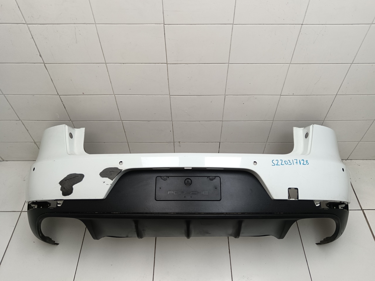 Бампер задний на Porsche Macan 2013>