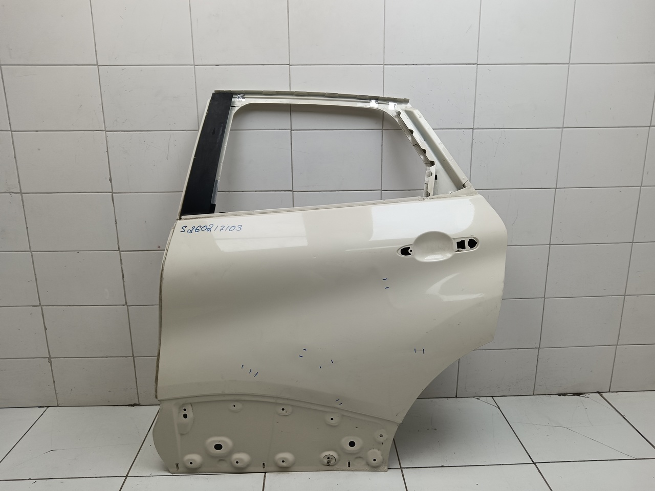 Дверь задняя левая на Renault Kaptur 2016>
