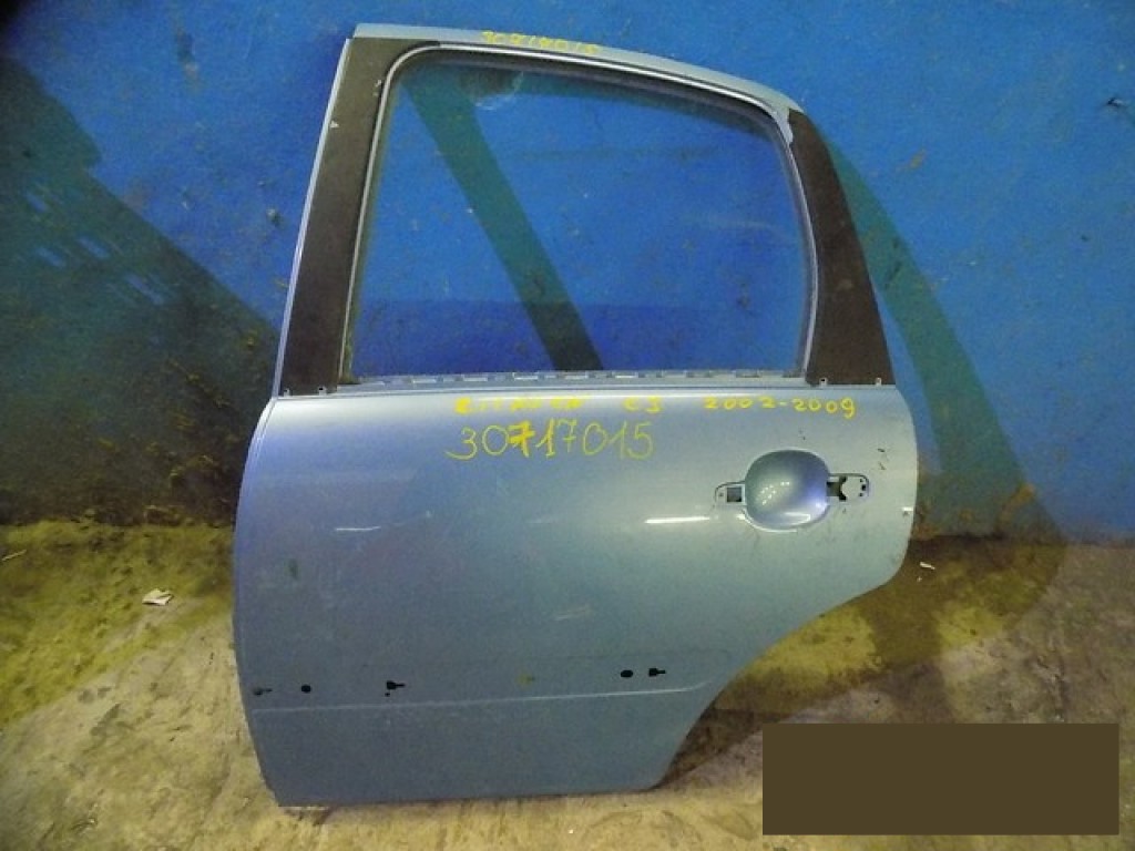 Дверь задняя левая на Citroen C3 2002-2009