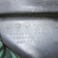 Накладка бампера переднего на Mitsubishi Outlander  XL (CW) 2006-2012