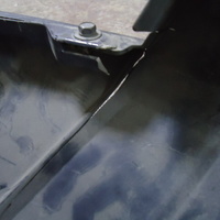 Накладка бампера переднего на Kia Sportage 2004-2010