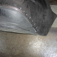 Бампер задний на Kia RIO 3 2011-2016