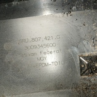 Бампер задний на VW Polo  (Sed RUS) 2011-2020