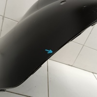 Бампер задний на Porsche Macan 2013>