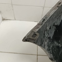 Бампер передний на Mitsubishi Outlander  XL (CW) 2006-2012 бампер передний после 06/2009 года