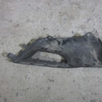 Накладка бампера переднего на Mitsubishi Outlander  XL (CW) 2006-2012